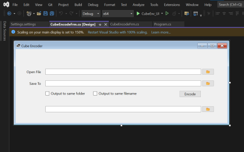 Cube Pro encoder GUI